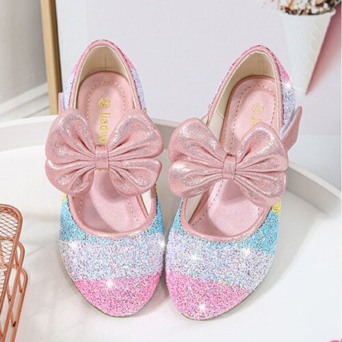 Princess Girls Leather Shoes
