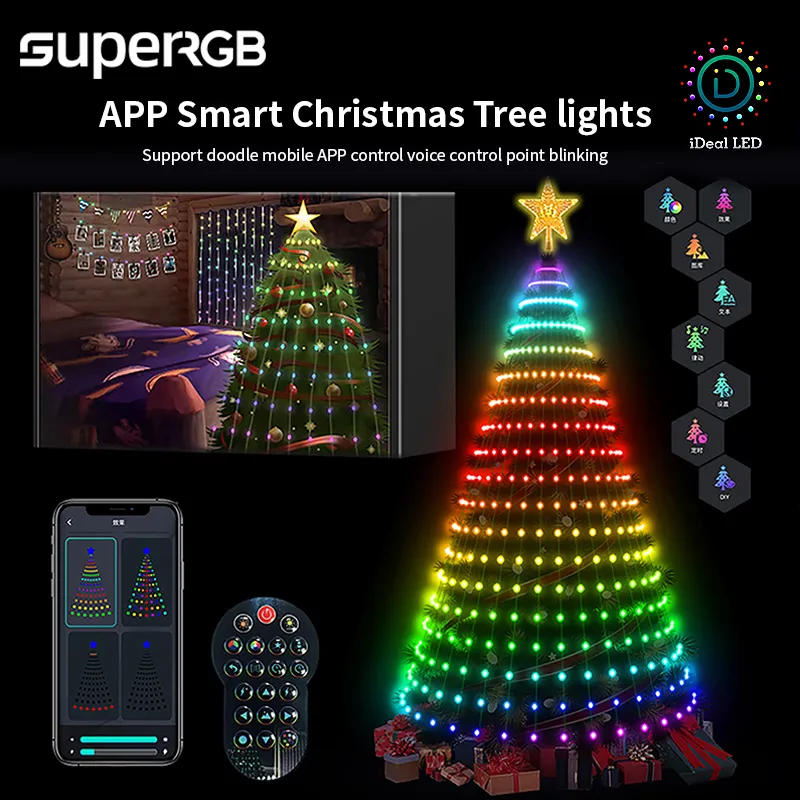 LED Animated Outdoor Christmas Tree Light Kidz Country