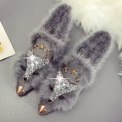 Fox Furry Slippers