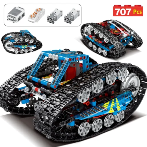 Ultimate RC Tank Building Blocks Kit (707Pcs)