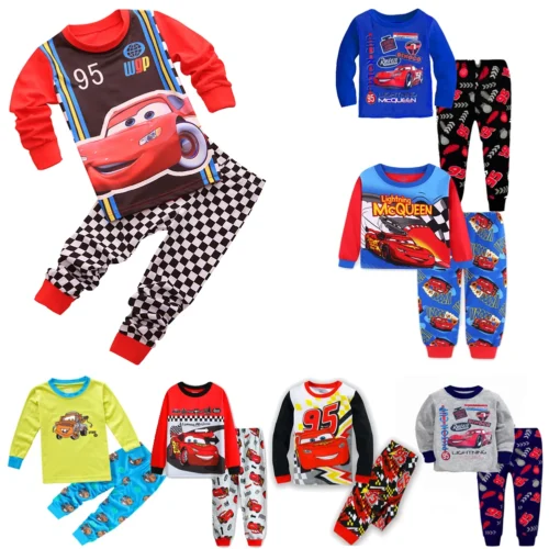 Cars Printed Kids Sleepwear