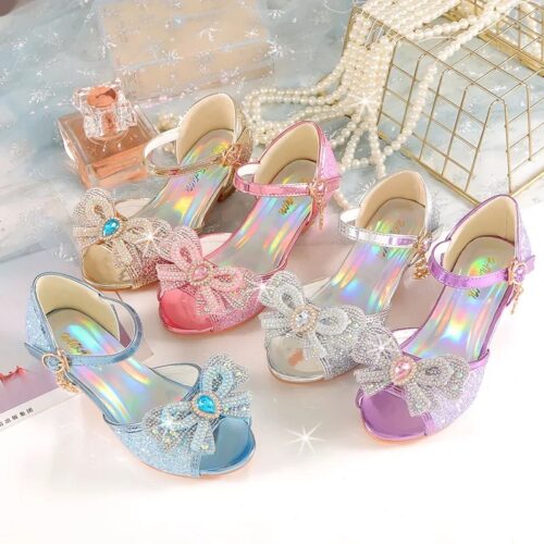 Sparkling Princess Bow Shoes